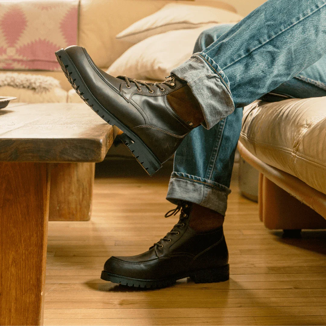 Burnham Waterproof Moc Toe Men's Boot - Image 3